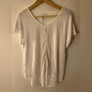 Zoe Women's White Top L